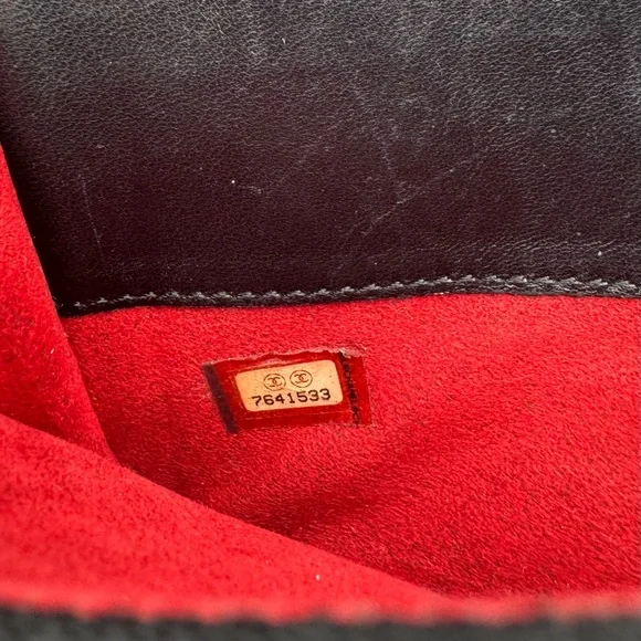 Chanel Chocolate Bar Black and Red Interior Wallet - Picture 8 of 9